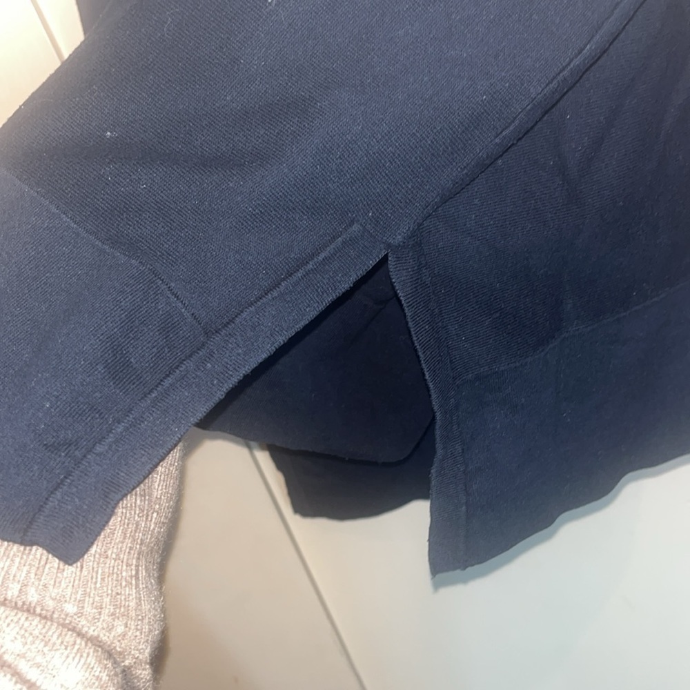 Only Mine open shorty oversized black cotton blend cardigan size large - Picture 7 of 8